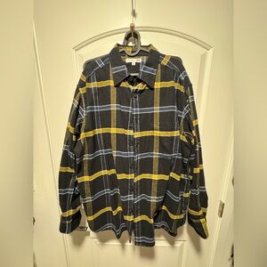 Uniqlo U Flannel Plaid Shirt Size L